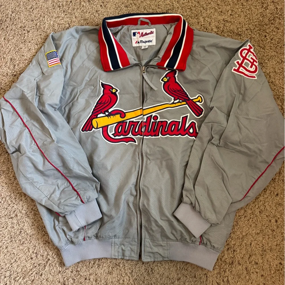 VINTAGE MLB Majestics Saint Louis Cardinals Jacket Mens size XXL